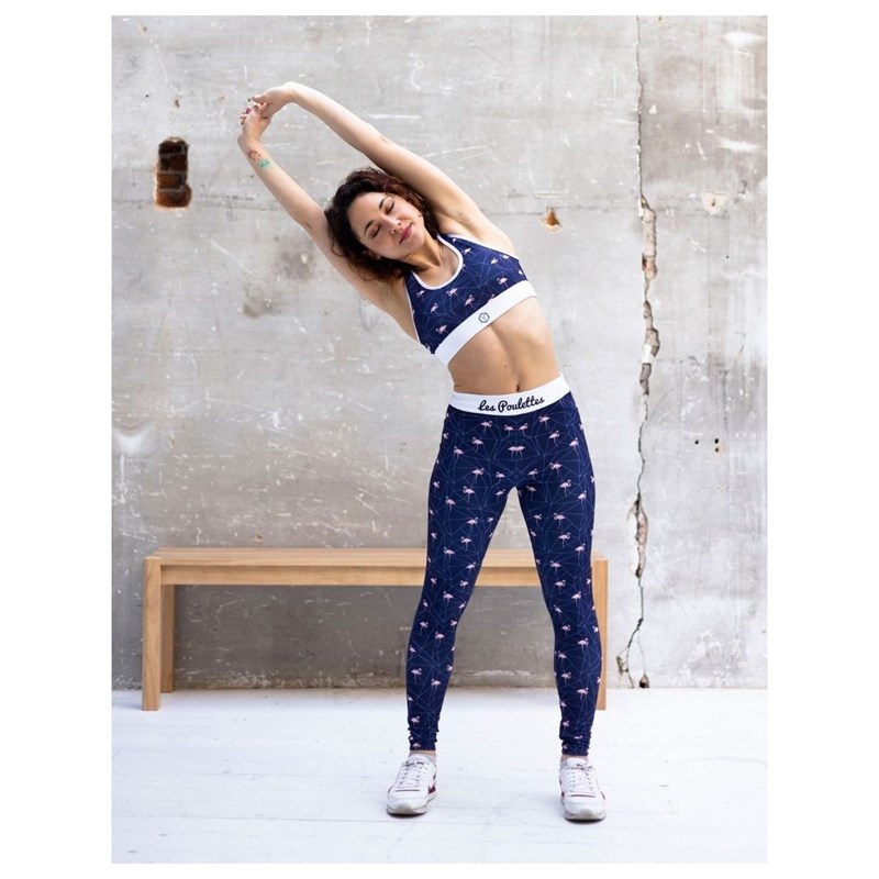 Legging long flamant rose xs