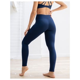 Legging long bleu intense l