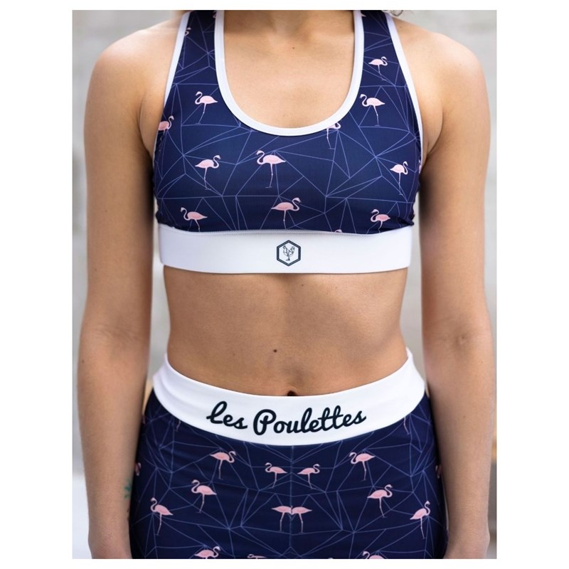 Brassière flamant rose xs