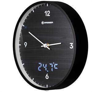 Bresser mytime ledsec horloge murale 24