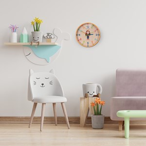 Bresser junior horloge murale pour enfants