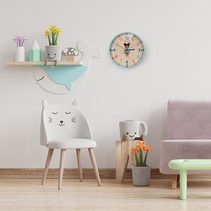 Bresser junior horloge murale pour enfants