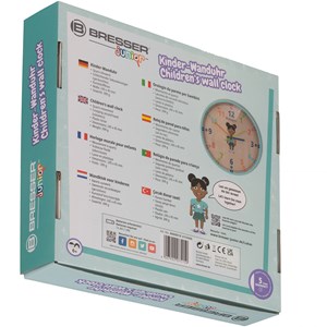 Bresser junior horloge murale pour enfants