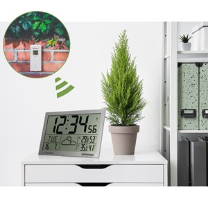 Bresser mytime horloge murale météo jumbo lcd