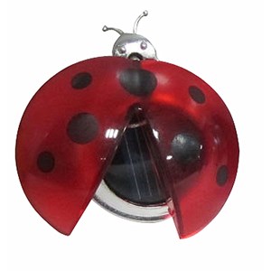 Décoration solaire -coccinelle clipsable