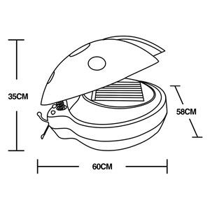 Décoration solaire -coccinelle clipsable