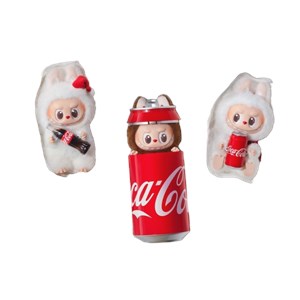Peluche labubu coca-cola