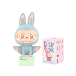 Figurine labubu lazy yoga