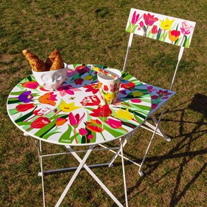 Chaise pliante  multicolore