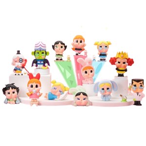 Figurine crybaby x powerpuff girls