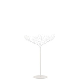 Arbre métal blanc h.180cm