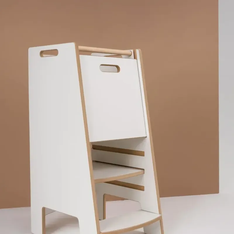 Tour d'apprentissage noway montessori blanc (Tupti.wood) - Image 3