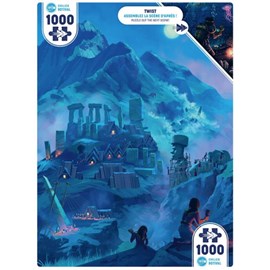 Puzzle 1000 pièces iello twist ancient m
