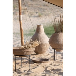 Pot papier marron h.45cm