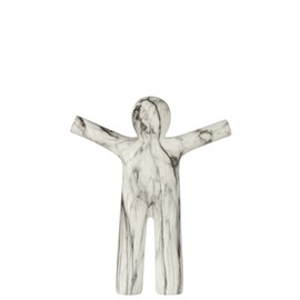 Statue résine blanc h.41cm