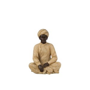 Homme résine marron h.33cm