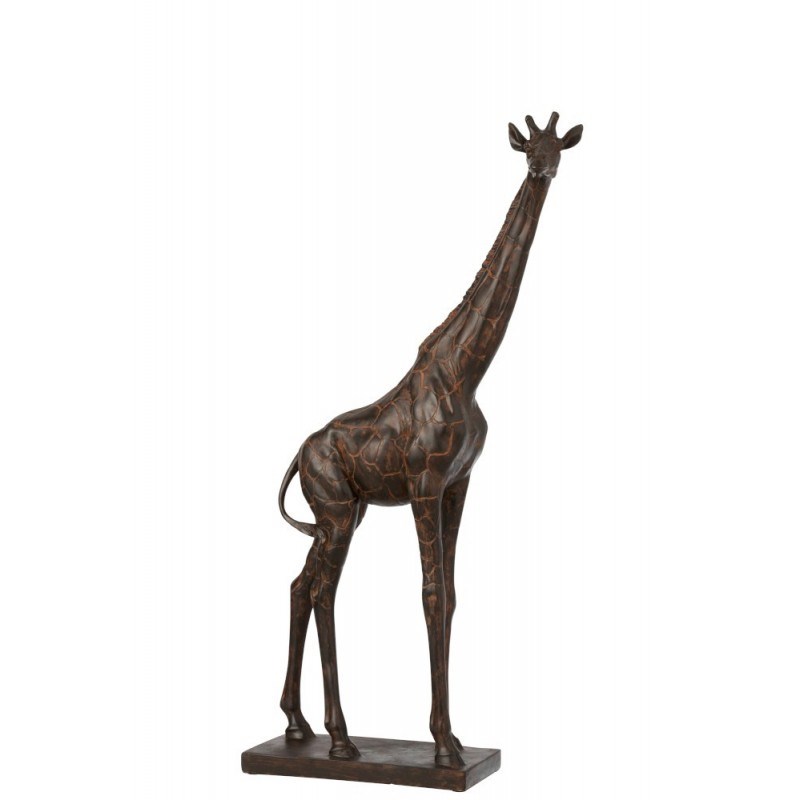 Girafe résine marron h.73cm