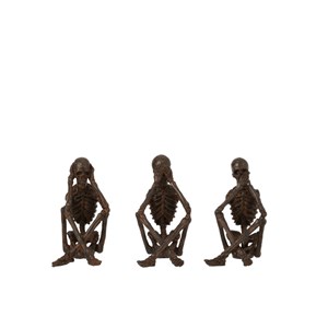 Set résine bronze h.23cm