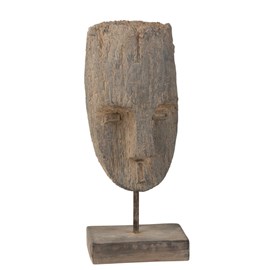 Tête céramique beige h.68cm