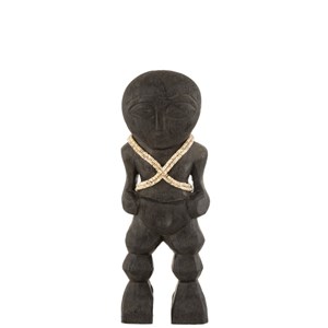 Statue bois noir h.41cm