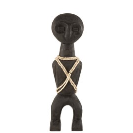 Statue bois noir h.47cm