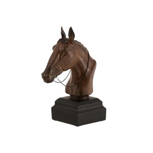 Tête résine marron h.35.5cm