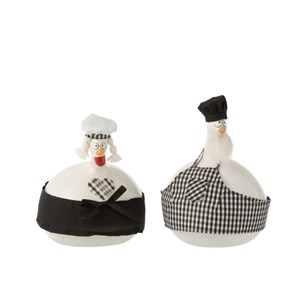 Lot poterie blanc h.22cm