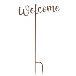 Décoration métal marron h.70cm