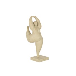 Figurine résine beige h.51.5cm