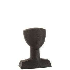 Statue résine noir h.31cm