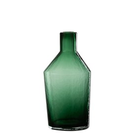 Vase verre vert h.28cm