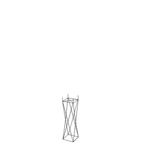 Support métal noir h.55cm