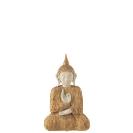 Bouddha pvc et synthetique naturel h.26.