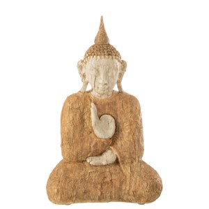 Bouddha pvc et synthetique naturel h.40c