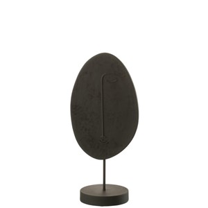 Tête pvc et synthetique noir h.46cm