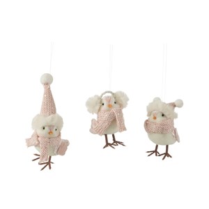 Set textile rose h.12cm