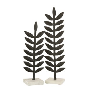 Feuille aluminium blanc h.38cm