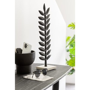 Feuille aluminium blanc h.38cm