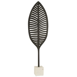 Feuille aluminium noir h.70cm