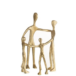 Statue aluminium or h.31cm