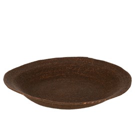 Coupe fibres naturelles marron h.9cm