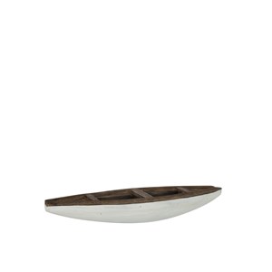 Bateau bois blanc h.5.5cm