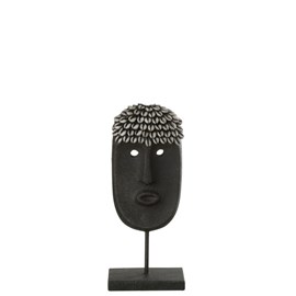 Masque pierre noir h.1.1cm