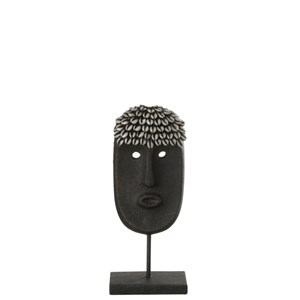 Masque pierre noir h.1.1cm