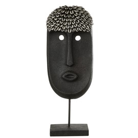 Masque résine noir h.51.5cm