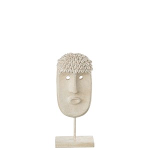 Masque pierre beige h.1.3cm