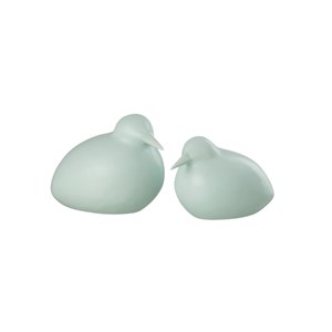Statuette plastique bleu h.17cm