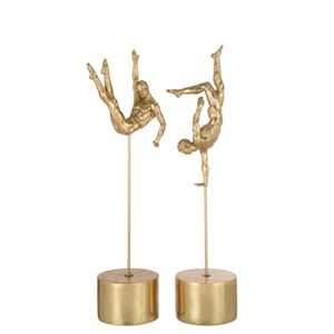 Set résine doré h.51.5cm