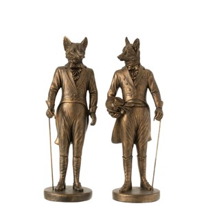 Set résine bronze h.41.5cm
