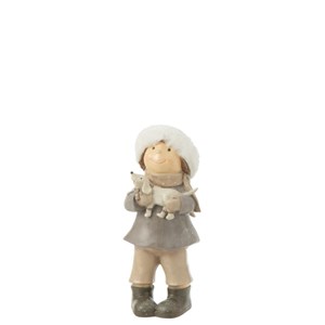 Fille résine mix h.30.5cm